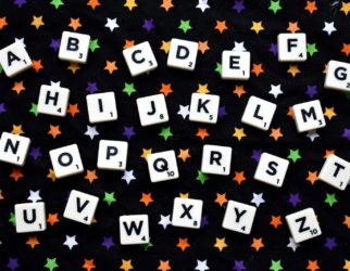 alphabet Scrabble tyiles